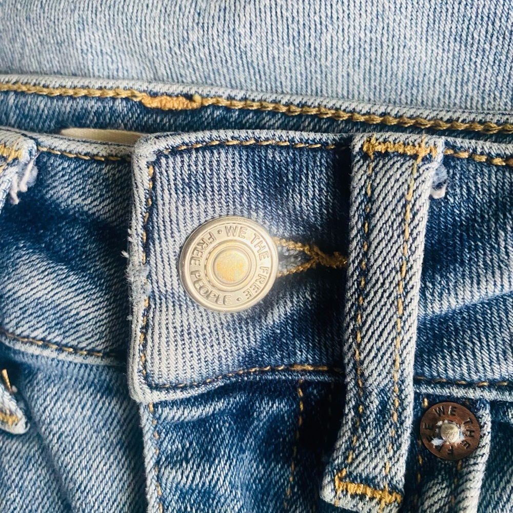 We the Free Free People Blue Jeans - Picture 7 of 9